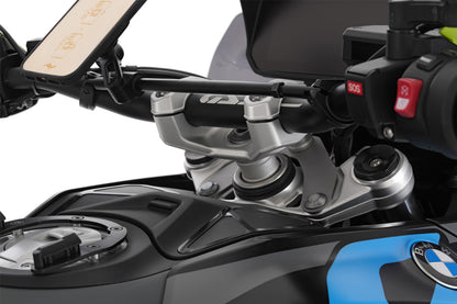 Handlebar Riser ERGO GS - 25mm - silver for Telelever models