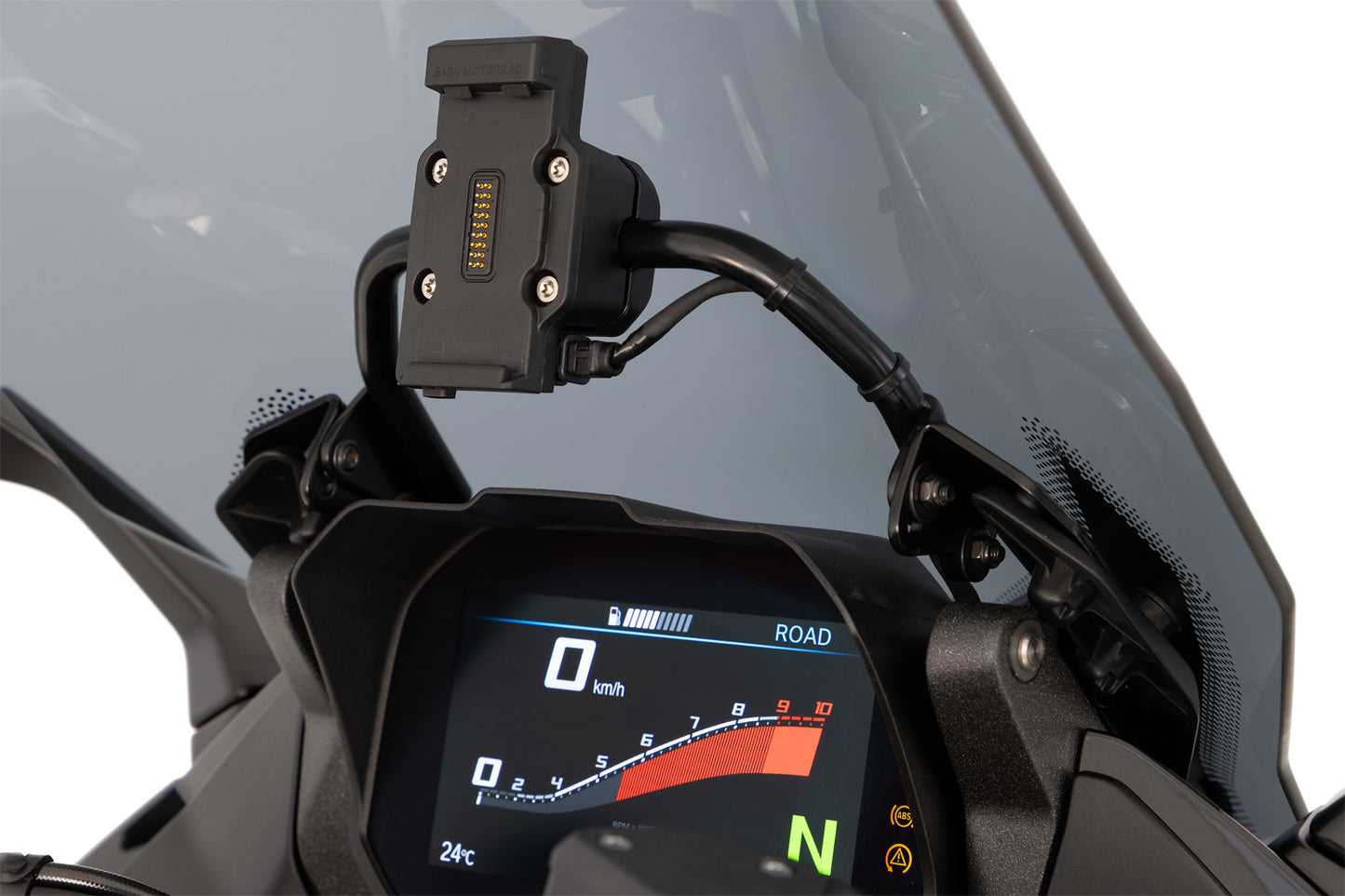 Wunderlich navigation relocation / device holder R 1300 RS - black