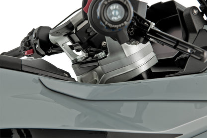 Handlebar Riser ERGO R 1300 RS with original BMW navigation system - 15mm - silver