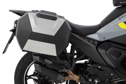 Luggage system Vario case X-CASE R 1300 R/RS - with BMW luggage Mounts - black-silver