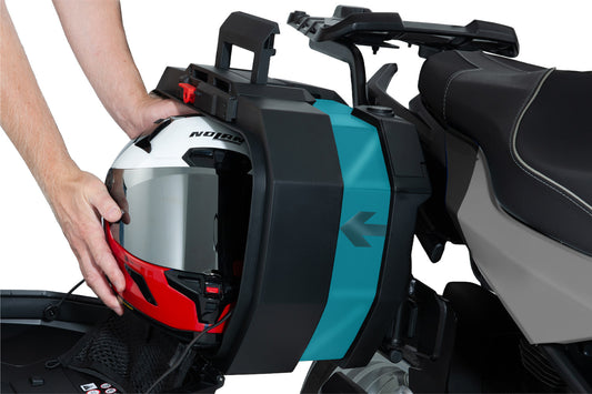 Luggage system X-CASE X30 R 1300 R/RS without BMW luggage mounts - Set - black-silver