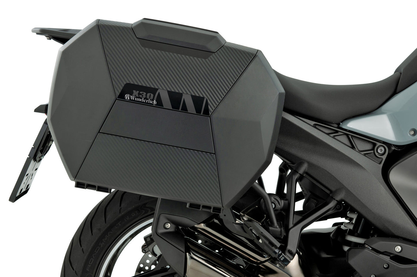 Luggage system X-CASE X30 R 1300 R/RS with BMW luggage mounts - Set - carbon optic