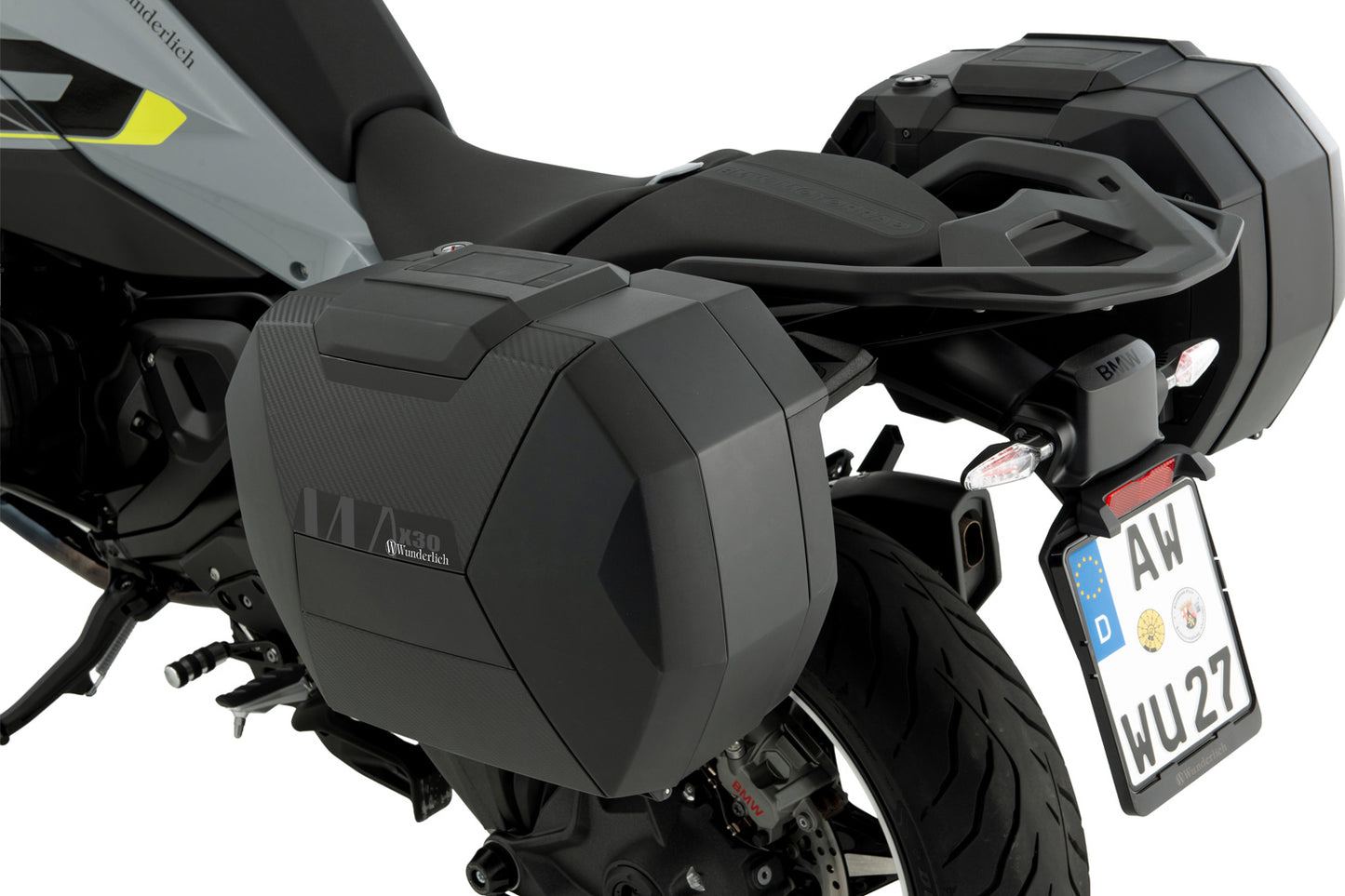 Luggage system X-CASE X30 R 1300 R/RS with BMW luggage mounts - Set - carbon optic