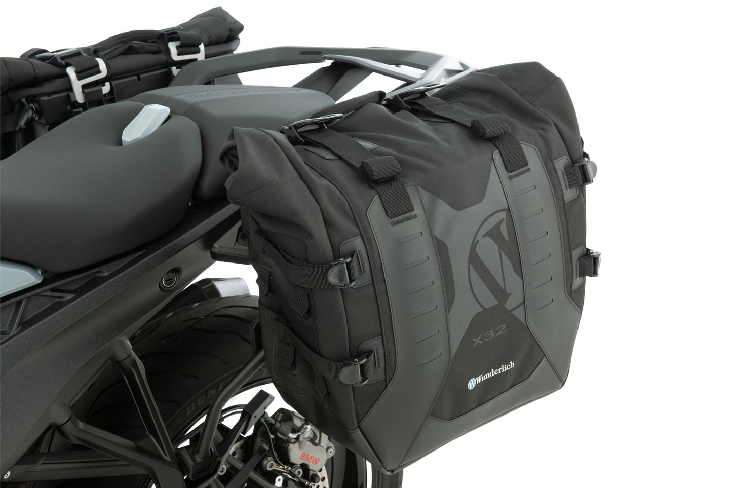 Luggage system X-BAG X32 R 1300 R/RS - with BMW luggage Mounts - black