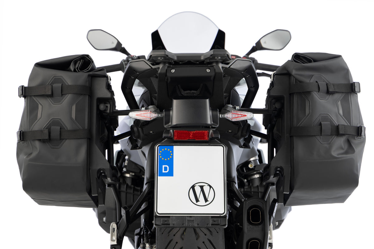 Side Bags with Carrier X Luggage System R1300 R/RS - with BMW luggage Mounts - black