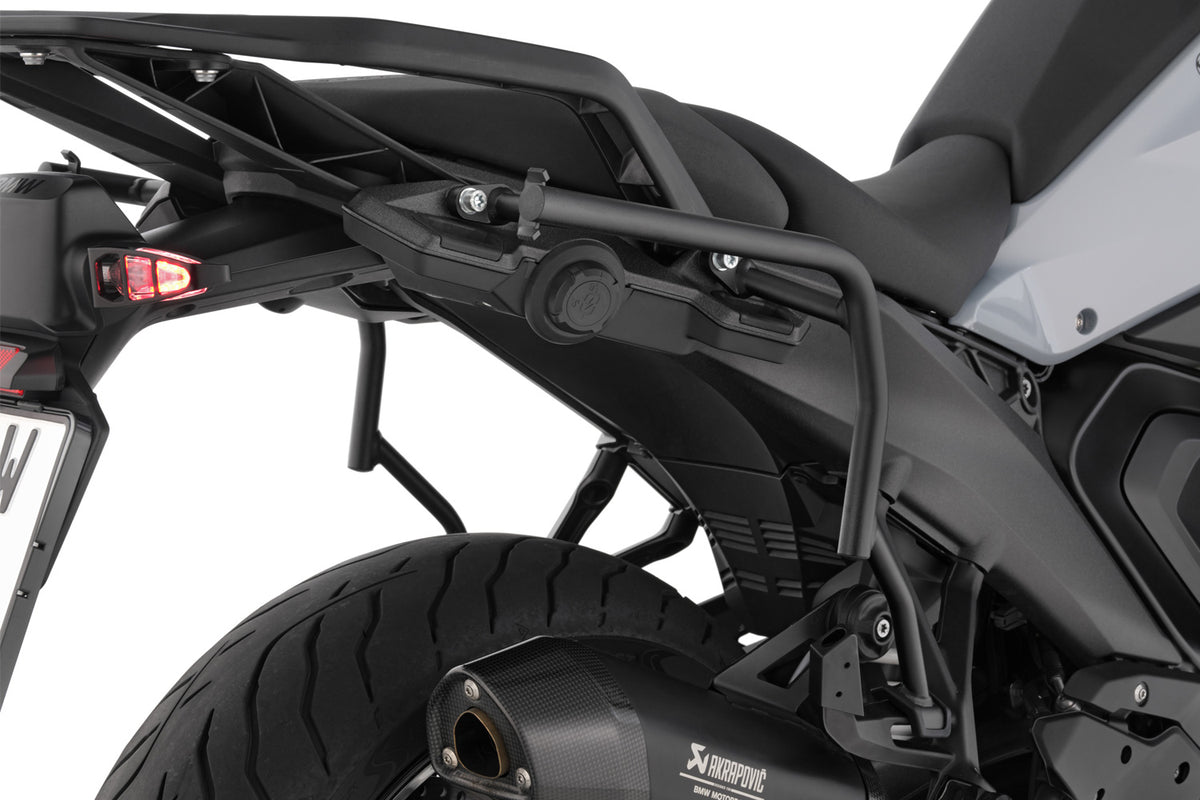 Side Bags with Carrier X Luggage System R1300 R/RS - with BMW luggage Mounts - black
