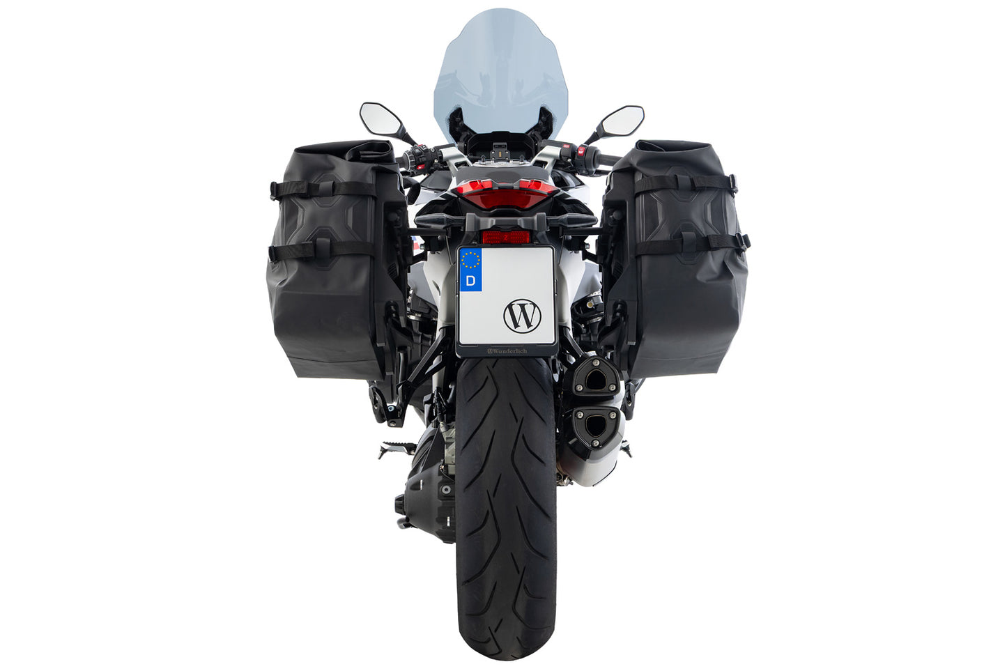 X luggage system side bags with carrier R 1300 R/RS - without BMW luggage Mounts - black