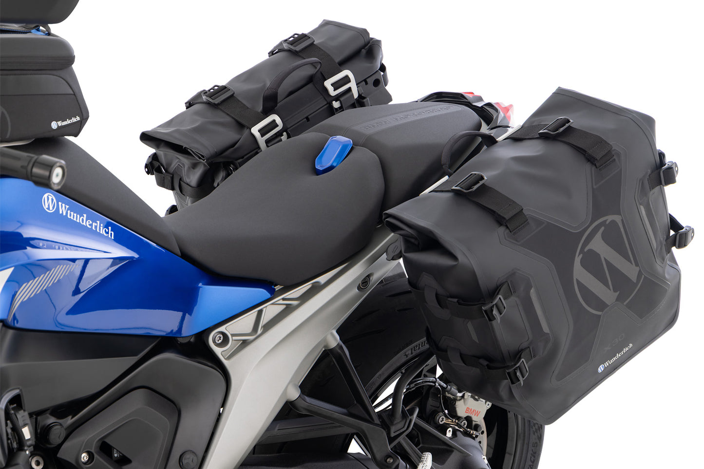 X luggage system side bags with carrier R 1300 R/RS - without BMW luggage Mounts - black