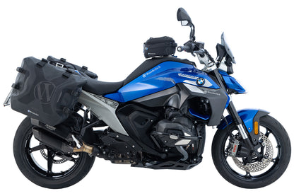 X luggage system side bags with carrier R 1300 R/RS - without BMW luggage Mounts - black