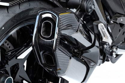 Ilmberger exhaust end cap kit BMW R 1300 R/RS - carbon - glossy