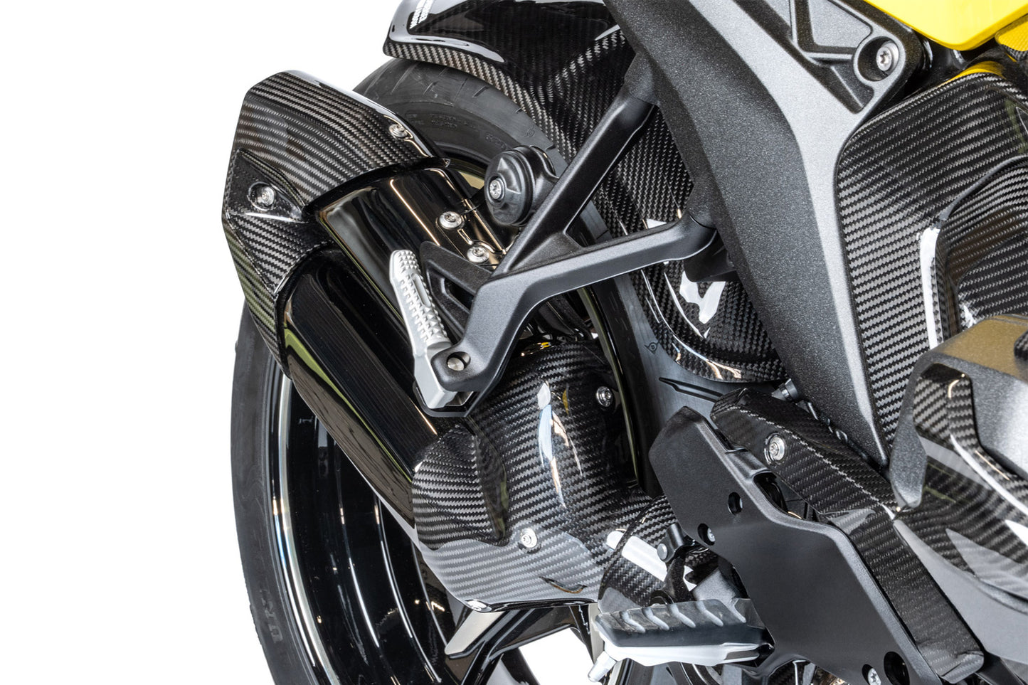 Ilmberger exhaust end cap kit BMW R 1300 R/RS - carbon - glossy