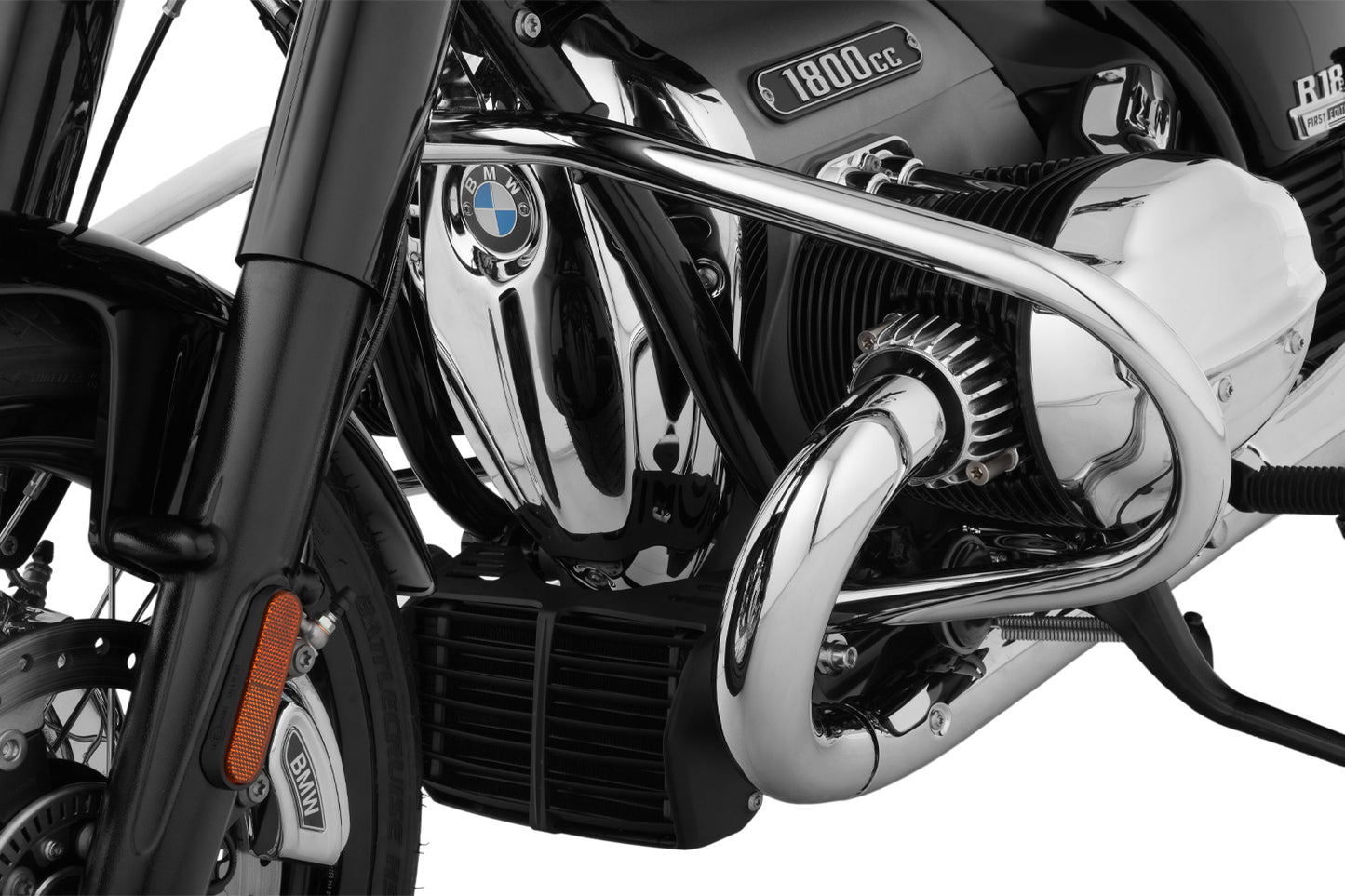 engine protection bar - chromed