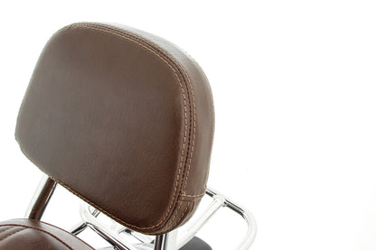 Wunderlich backrest - chrome-brown
