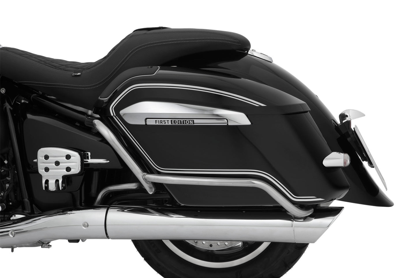 Wunderlich case protection bar - chromed