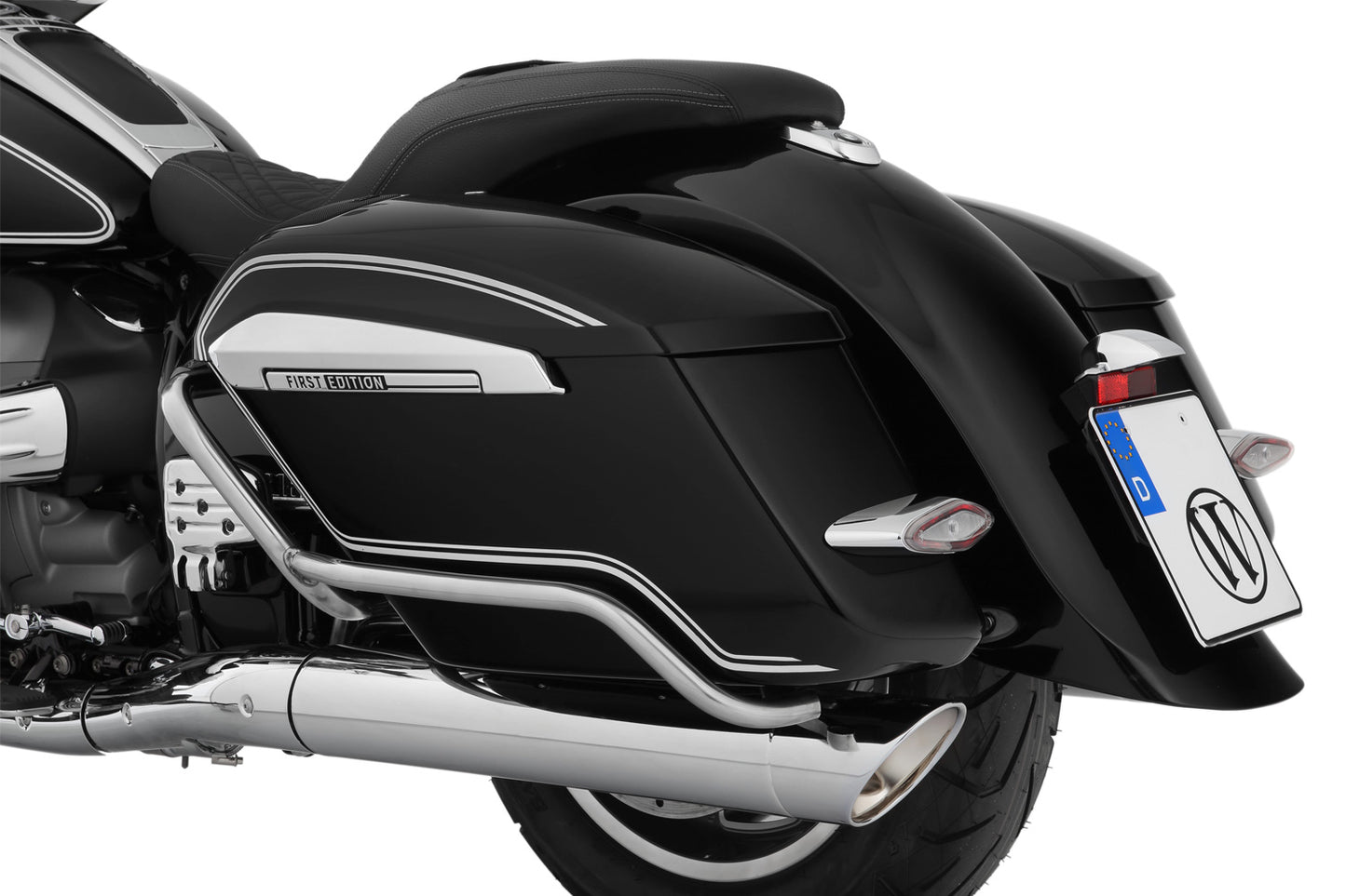 Wunderlich case protection bar - chromed