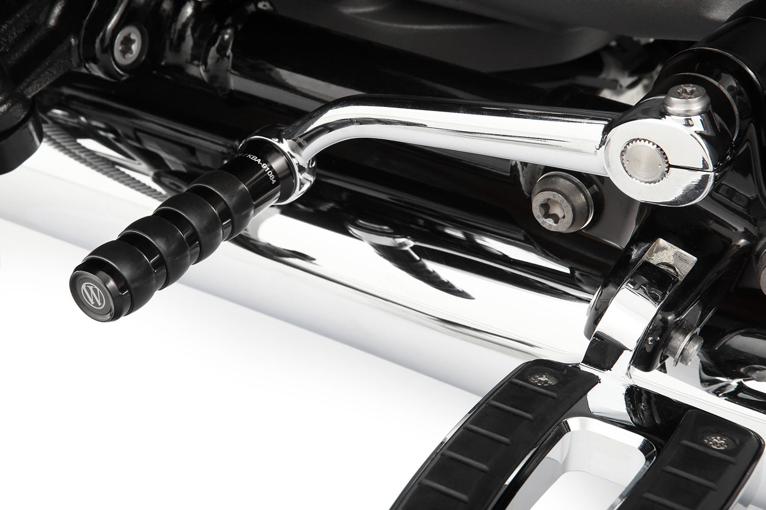 gear-shifter extension for models with footrests - black – Wunderlich ...