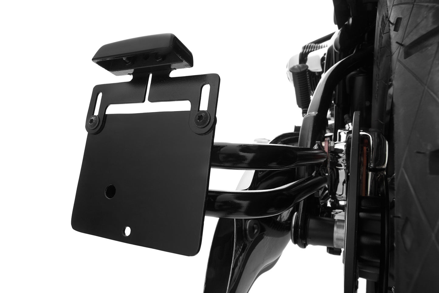 Wunderlich licence plate holder side - black