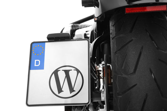 Wunderlich licence plate holder side - black