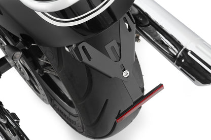 Wunderlich PURE tail conversion with indicator bracket - M8 Indicator screw thread - black