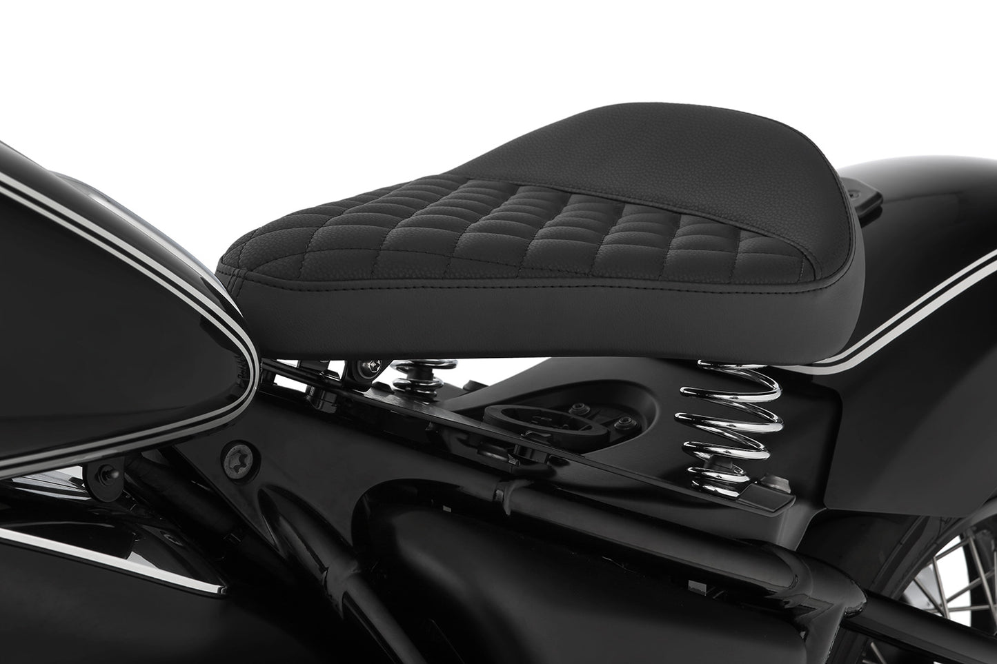 Wunderlich Swinging saddle RockBob for series rear end - black - Artificial leather