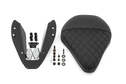 Wunderlich Swinging saddle RockBob for series rear end - black - Artificial leather