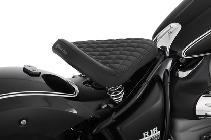 Wunderlich Swinging Saddle RockBob with original tail - black - Genuine leather