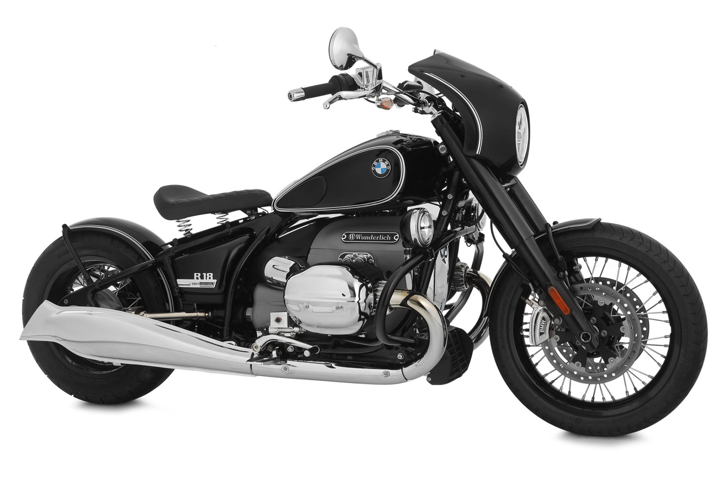 Wunderlich Rear fender »RockBob« - Blackstorm Metallic
