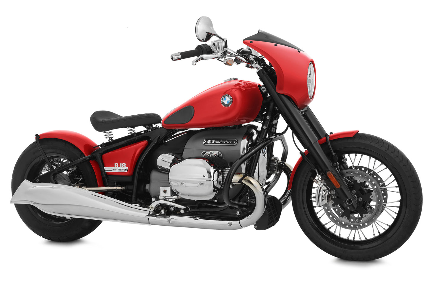Wunderlich Rear fender »RockBob« - Mars Red Metallic