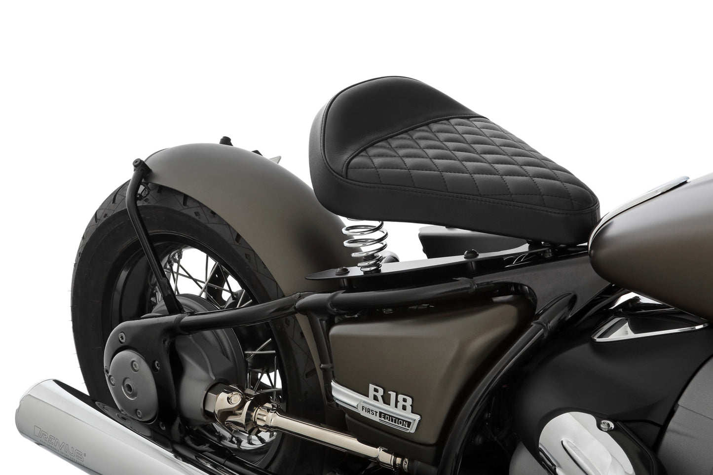 Wunderlich Rear fender »RockBob« - Manhattan metallic matt