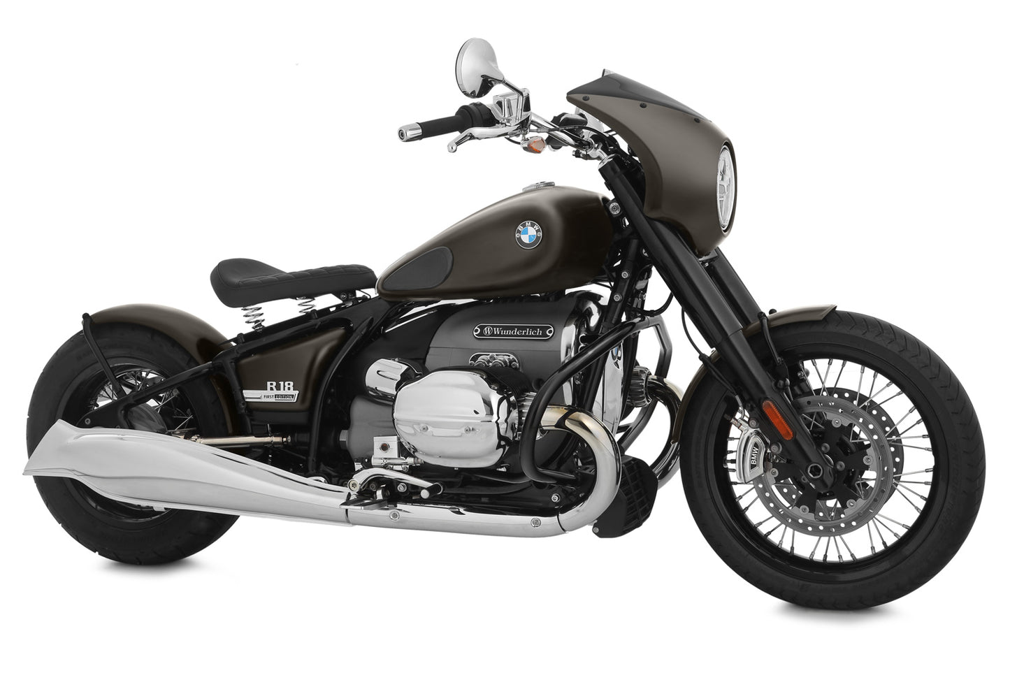 Wunderlich Rear fender »RockBob« - Manhattan metallic matt