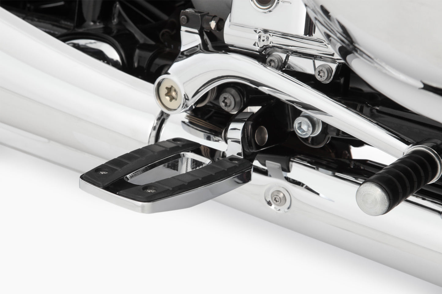 Wunderlich »ERGO-COMFORT« lower footrests - for models without footboard - chromed