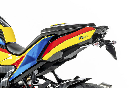 Ilmberger Frame tail fairing (closed, without luggage carrier) - left - carbon