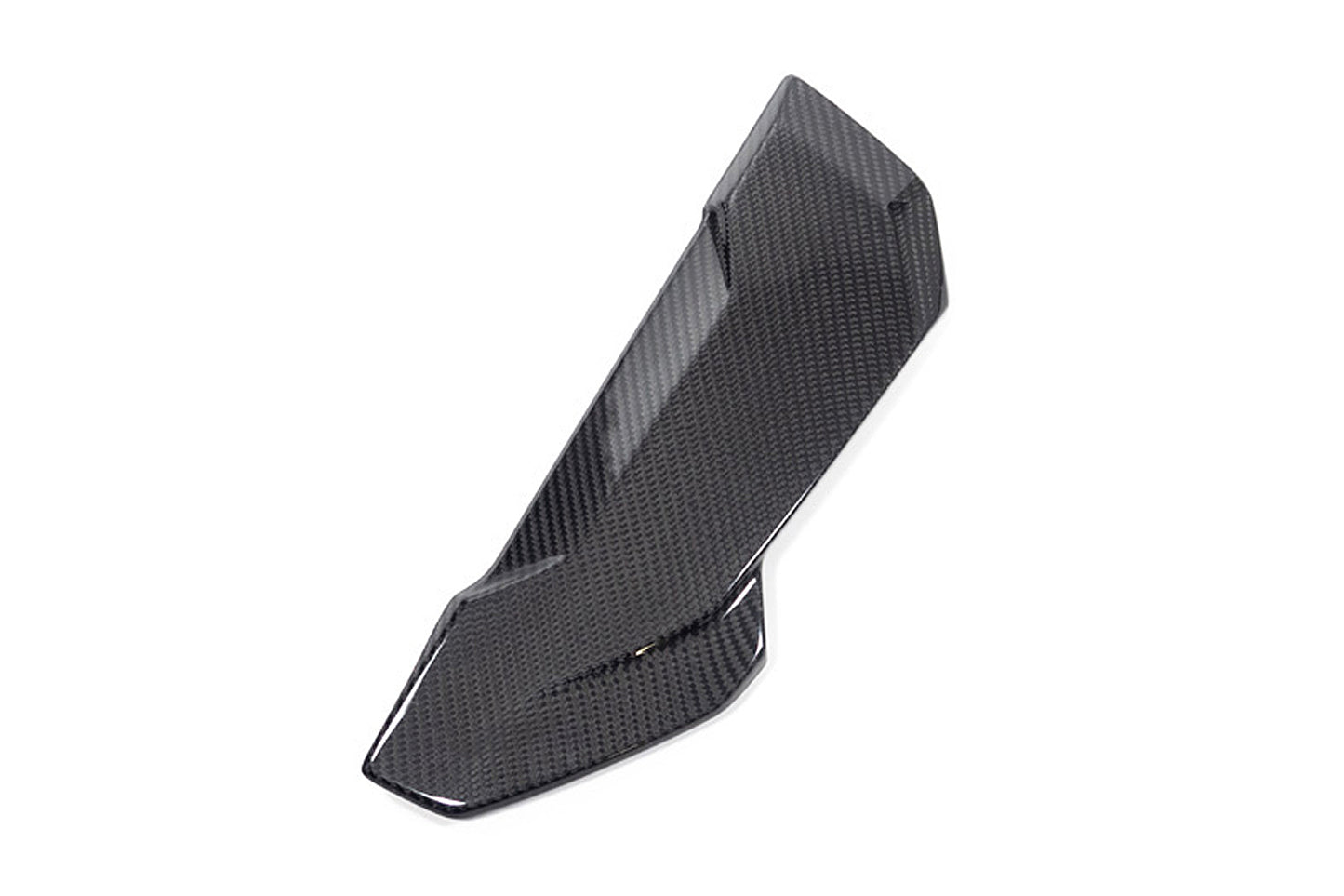 Ilmberger Side cover on the radiator protection - left - carbon - glossy