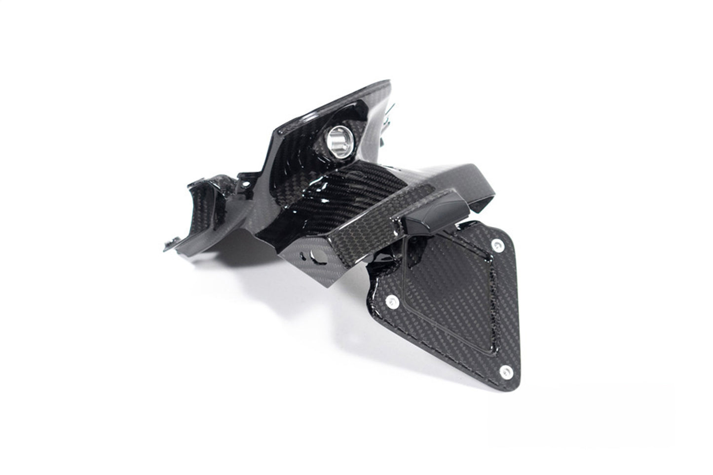 Ilmberger Splash guard number plate holder M 1000 XR - carbon - glossy
