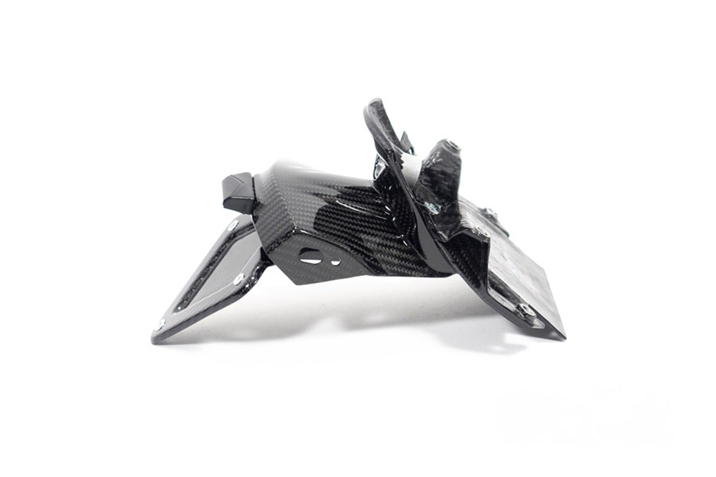 Ilmberger Splash guard number plate holder M 1000 XR - carbon - glossy