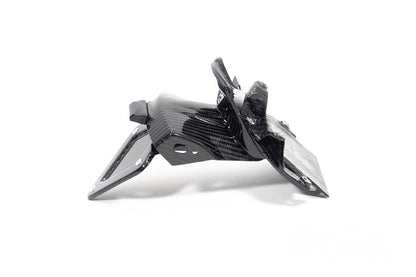 Ilmberger Splash guard number plate holder M 1000 XR - carbon - glossy