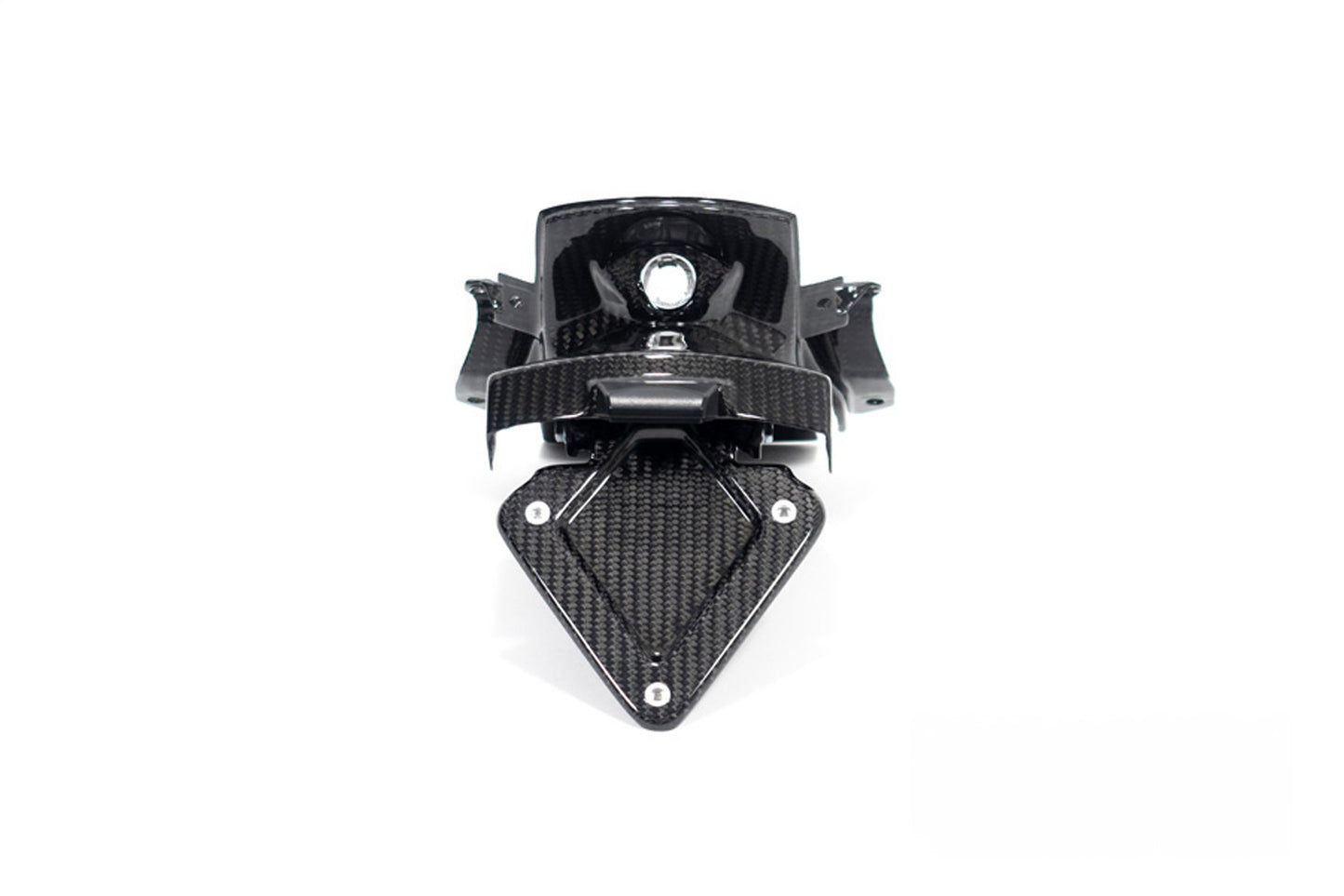 Ilmberger Splash guard number plate holder M 1000 XR - carbon - glossy