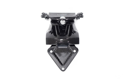 Ilmberger Splash guard number plate holder M 1000 XR - carbon - glossy