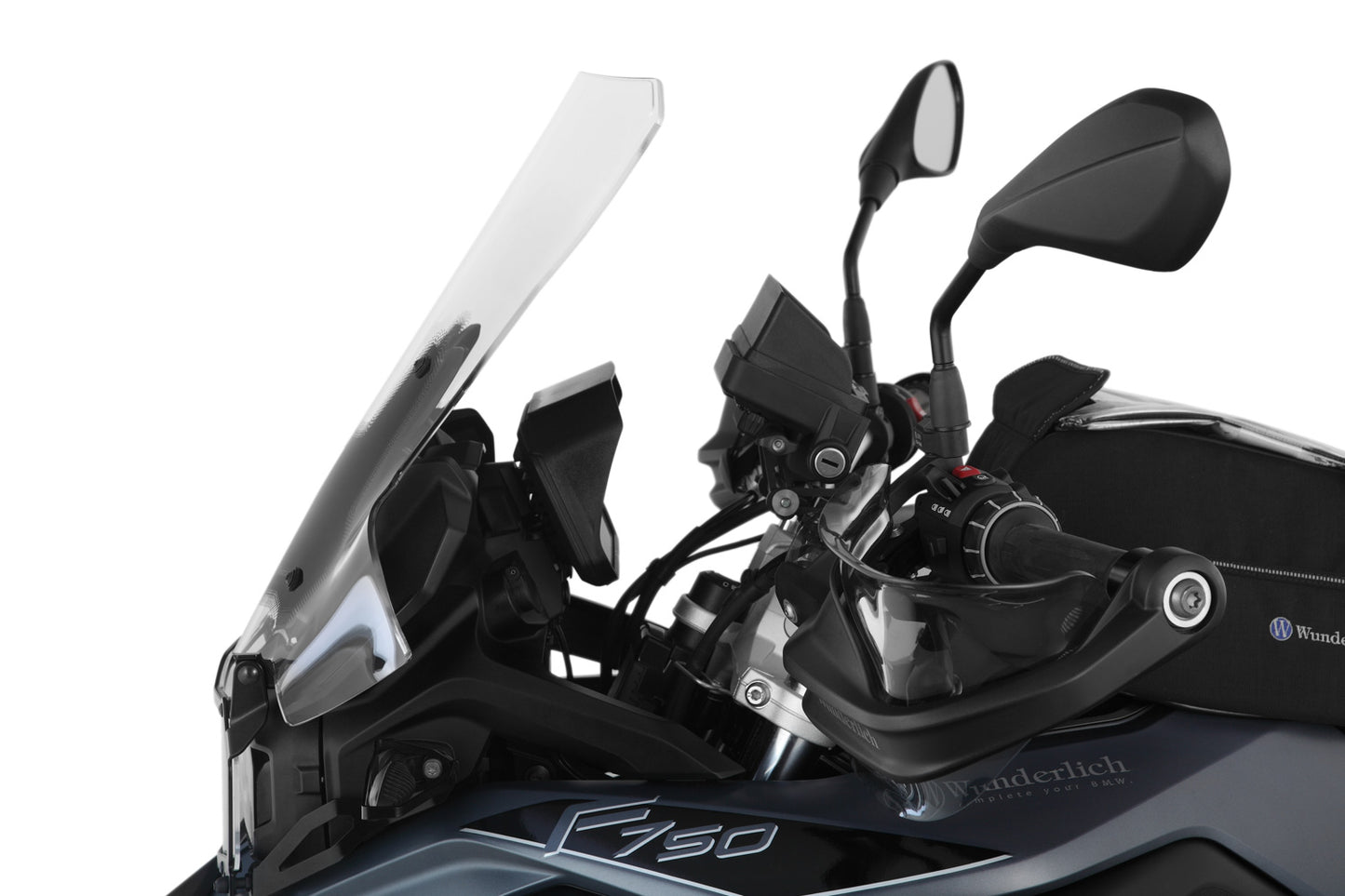 Wunderlich windshield MARATHON – Carrier long (160mm) – clear