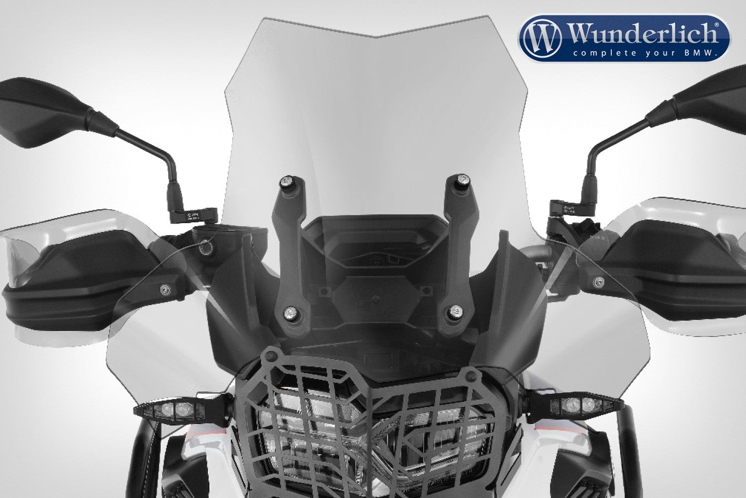 Wunderlich Windscreen EXTREME - Carrier long (160mm) - clear