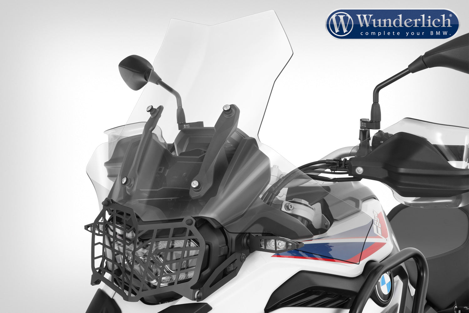 Wunderlich Windscreen EXTREME - Carrier short (115mm) - clear