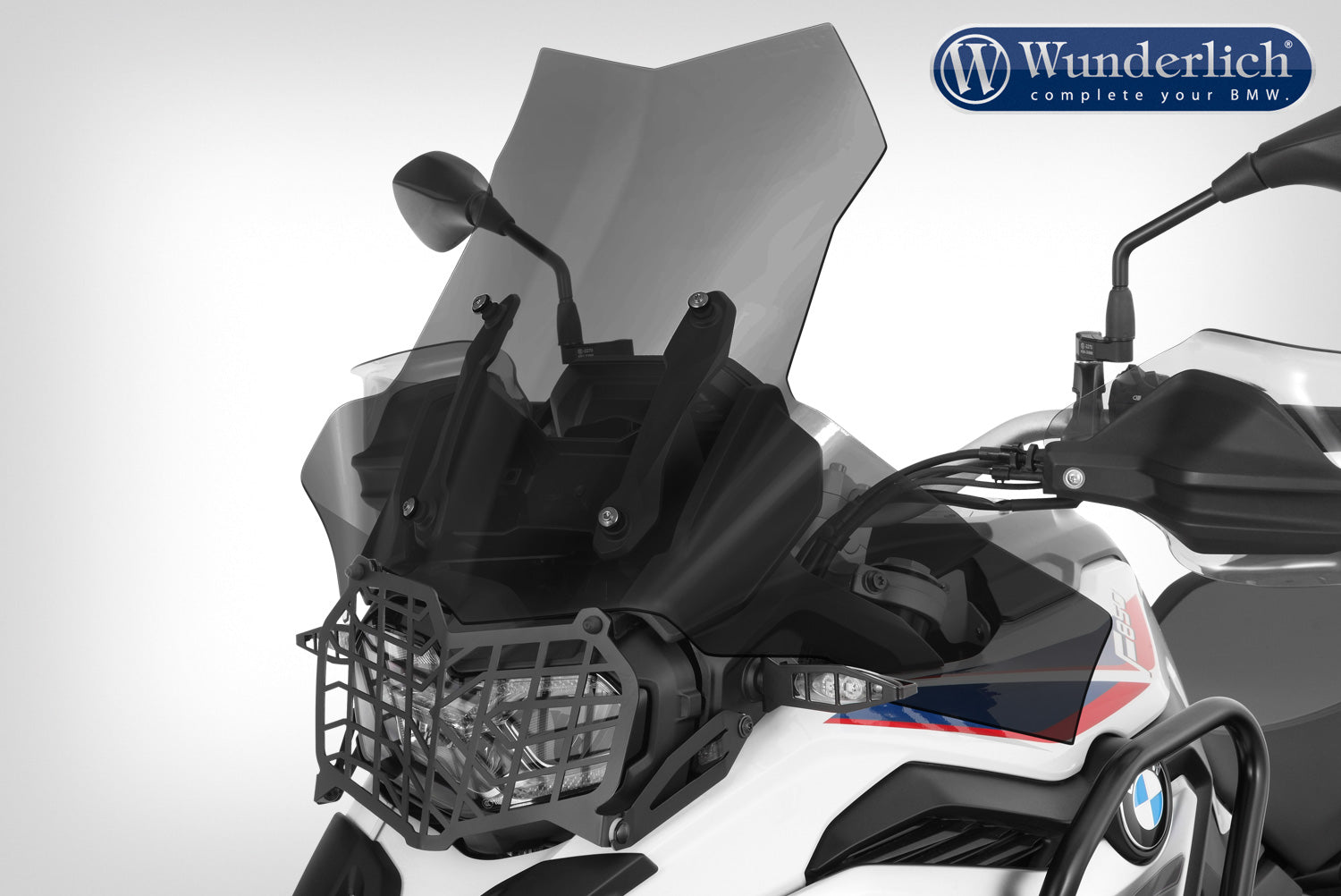 Wunderlich Windscreen EXTREME - Carrier short (115mm) - smoked grey