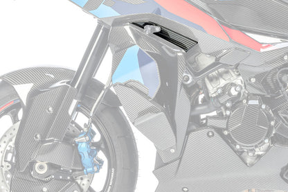 Ilmberger Radiator cover M 1000 XR - left - carbon - glossy
