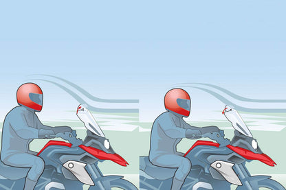 Wunderlich VARIO-ERGO+ windshield extension - clear