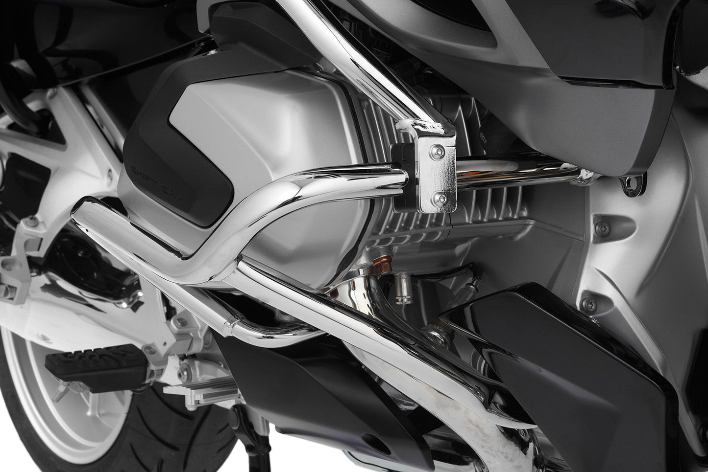 Wunderlich engine protection bar - Chrome