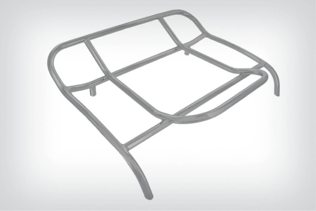 Topcase rack -silver