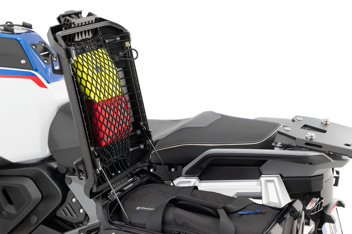 Luggage net for original BMW aluminium cases and top case R 1300 GS and GS Adventure - black