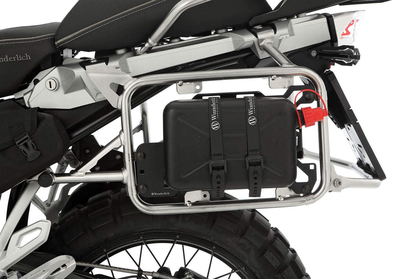 Wunderlich Universal holder for luggage racks - black
