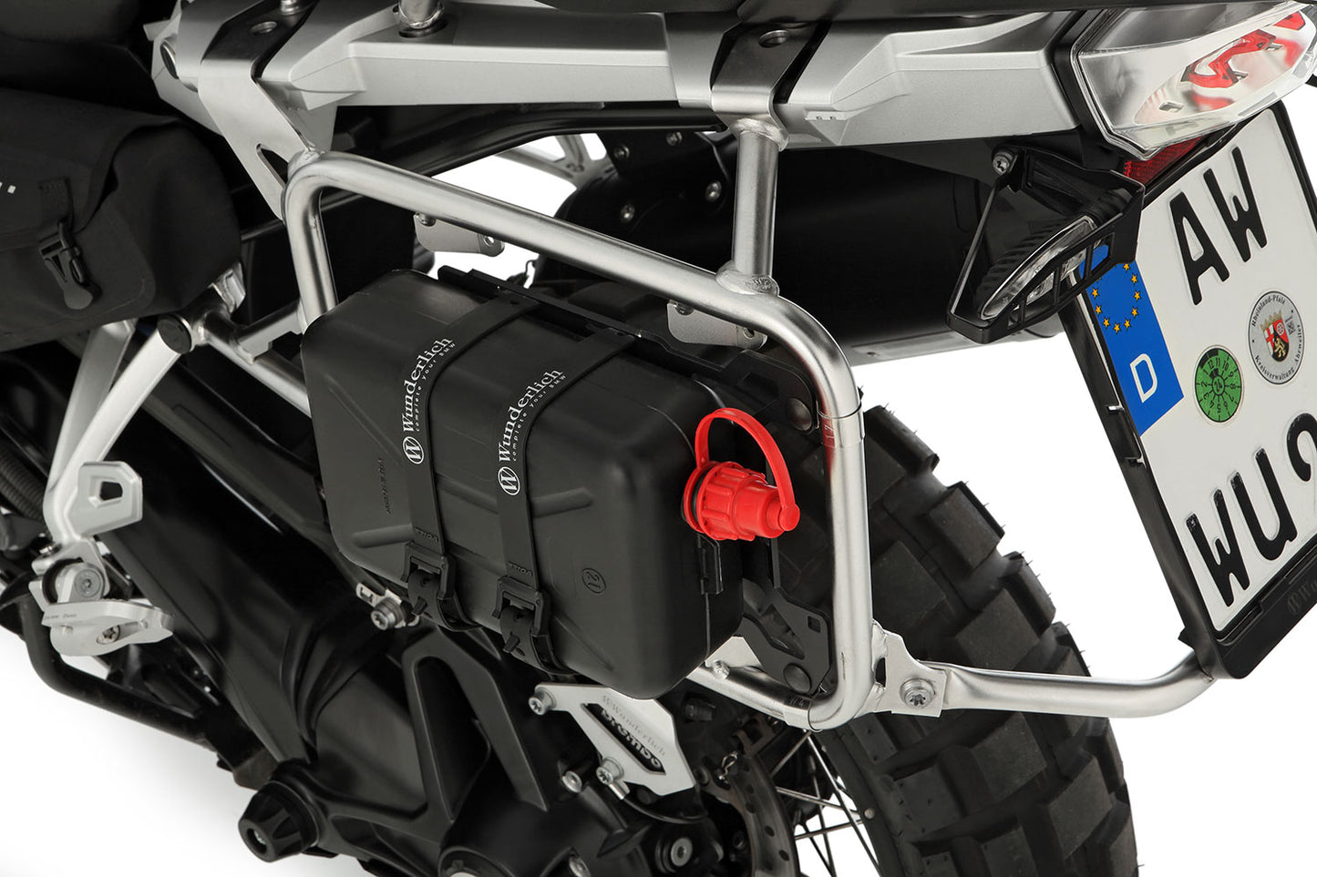 Wunderlich Universal holder for luggage racks - black