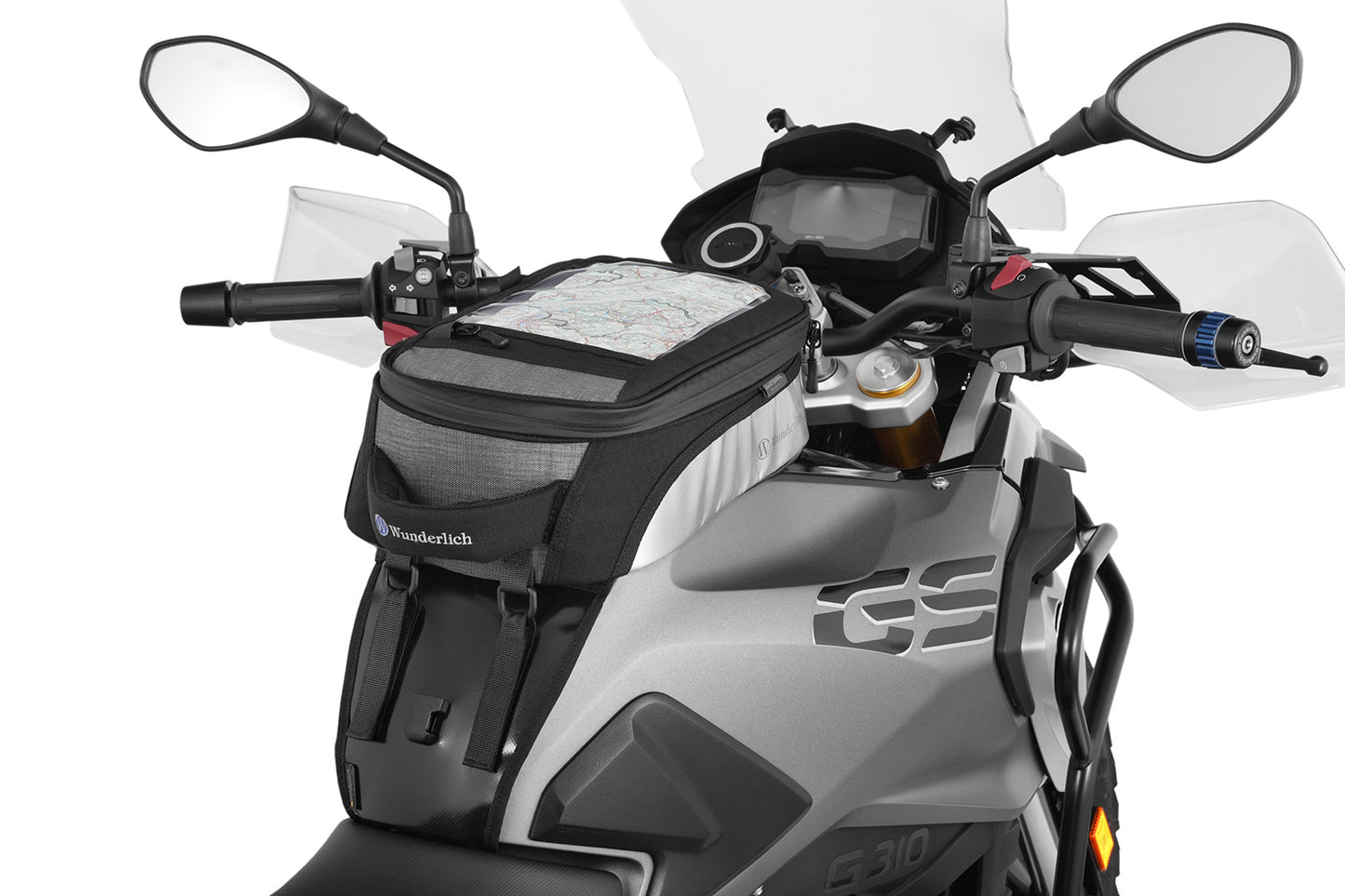 Wunderlich mounting system for »ELEPHANT« tank bag - black